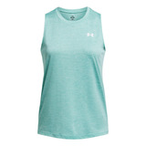 Polera Sin Manga Ua Tech Twist Mujer Verde Under Armour