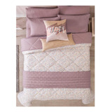 Edredón Kingsize Pretty + Funda+ Cojín+ Cubrecama Vianney