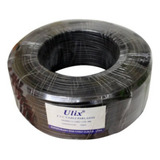 Cable Paralelo Parlante Awg Ulix Rollo 90mt 2 X 14h Negro