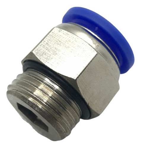 Conector Engate Rápido Tubo Pu 10mm Rosca 1/4 Bsp - 10 Peças