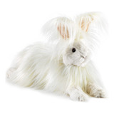 Folkmanis Marioneta De Mano De Conejo Angora, Blanco