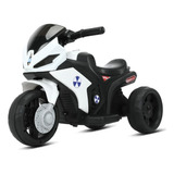 Motocicleta Infantil Recargable 6v Con Luces Y Sonido Niños Color Blanco