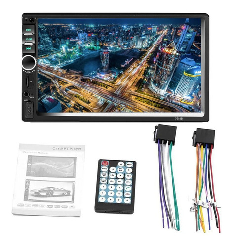 Radio De Coche Mirrorlink 7 7018b Táctil Mp5 Hd 1080p