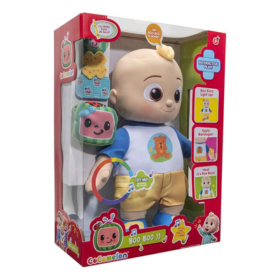 Peluche Interactivo Cocomelon JJ Boo Boo con Luz y Sonido de Jazwares | Envío gratis