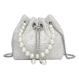 Bolso Con Cadena Con Diseño De Moda Para Mujer Crystal Shine