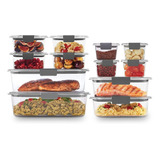 Rubbermaid Brilliance - Recipientes Para Alimentos Con Tapa,