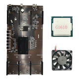 Placa Base Minera Eth80 B75 Btc+cpu G1610+ventilador De Refr