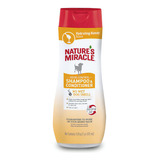 Nature's Miracle Shampoo Y Acondic 473 Ml Perro Miel Hidrata Fragancia Miel Hidratante