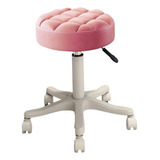 Taburete Giratorio Para Spa, Silla De Masaje De Rosa