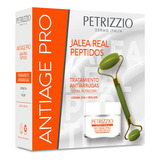 Set Crema Antiage Pro Jalea Real Péptidos + Roller