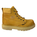 Bota Caribu 100% Piel Urbana Casual Trabajo Industrial 602