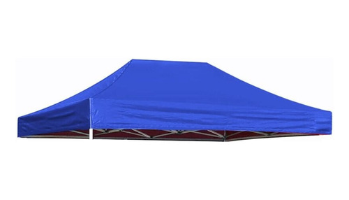 Lona Carpa Repuesto Toldo Plegable 3x4.5 Mts Techo Azul