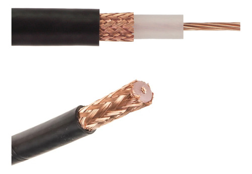 Cable Coaxil Rg213 Flexible 100% Cobre Epuyen 25m + 2 Pl259