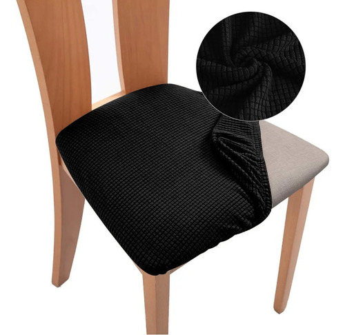 Funda De Cojín Elástico Para Silla De Comedor, 4 Piezas