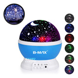 Luminária Projetor Estrela 360º Galaxy Abajur Star Master Cor Da Cúpula Azul Cor Da Estrutura Branco 110v/220v