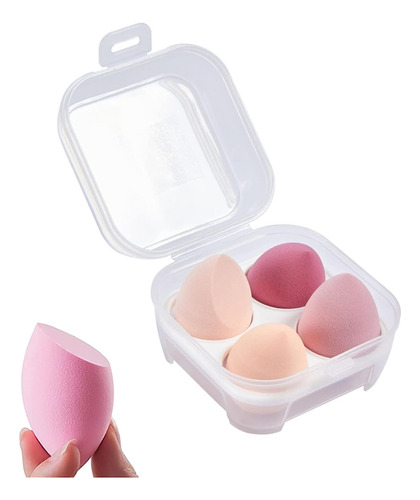 Set De 4 Esponjas De Belleza Para Maquillaje Cremas Y Polvos