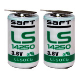 Bateria Pila Industrial Saft Ls 14250 3.6v Litio X2 Unidades