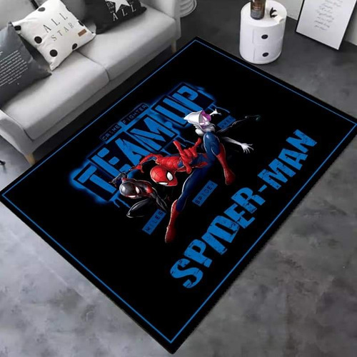 Alfombra Diseño Spiderman Efecto 3d 150x200