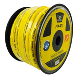 Cable De Corriente 15mt Cal0 Amarillo Cca Db Bass Dbpw015y