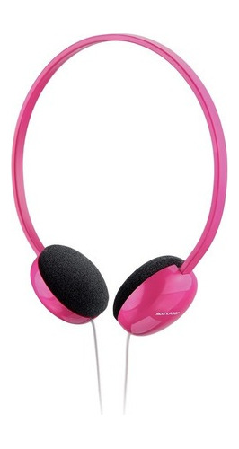 Auricular Vincha Con Cable Rosa Ph065 Multilaser