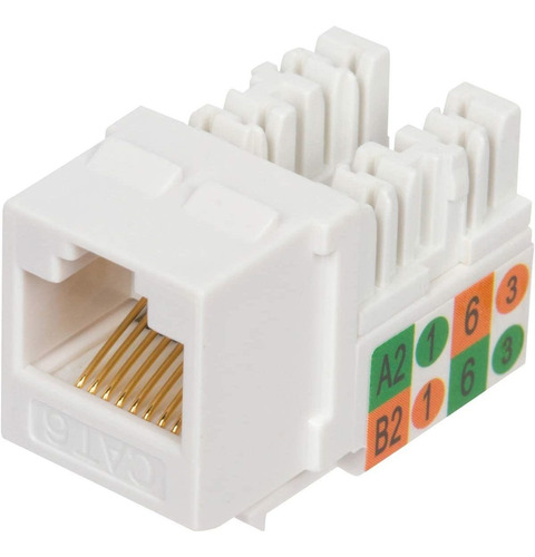 Buyer39s Point Cat6 Rj45 Conector Keystone De 90 Grados...