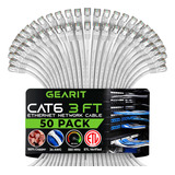 Gearit Cable Ethernet Cat 6 De 3 Pies (paquete De 50) - Cabl