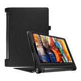 Funda Para Lenovo Yoga Tab 3 10 Cuero Premium Negro Estuche