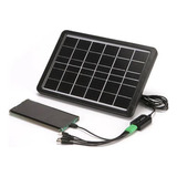 Panel Solar Cargador Celular 4w 6v Energia Solar 