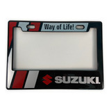 Marco Portaplaca Moto Suzuki Way Of Life! Placa Grande