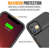 Funda De Batería Para iPhone Mini 12, 4000 Mah Funda Protect