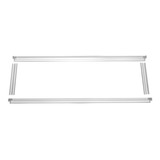 Soporte Fijacion Para Panel Led 30x120 120x30 Cm Rectangular