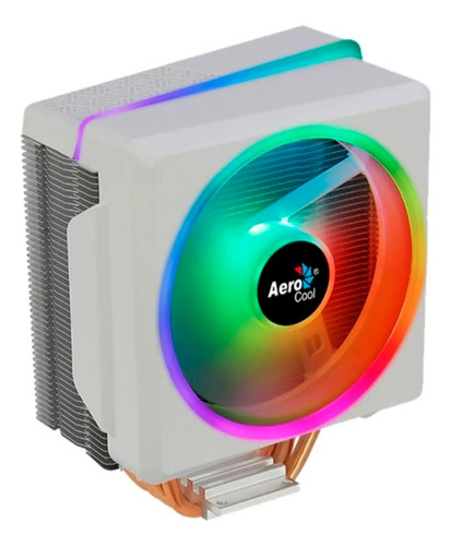 Disipador Aerocool Cylon 4f White Argb Para Intel & Amd 145w