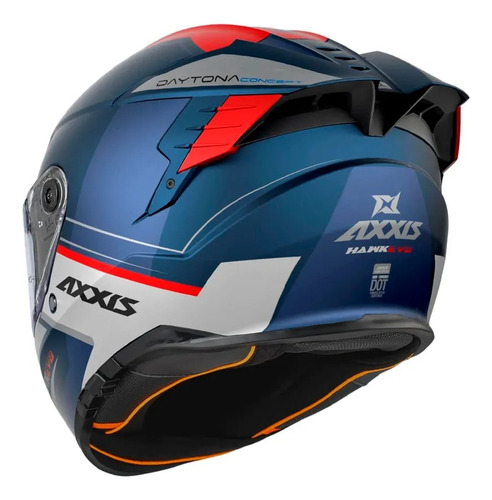 Capacete Axxis Hawk Sv Evo Daytona C7 Azul