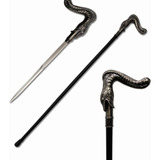 Bengala Espada Com Lâmina Sem Corte Em Metal Coleção Cobra