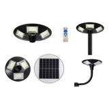 Farol Solar Ufo Potencia Led 300w Inalambrico Control Remoto