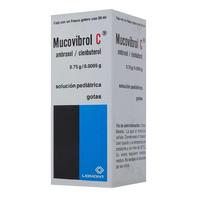 Mucovibrol C Gotas Orales En Solución 750 Mg\u002F0.5 Mg\u002F1 Ml, 1 Frasco Gotero 20 Ml | MercadoLibre