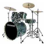 Ludwig Lcee22018i Bateria Acustica Green Sparkle 5 Piezas