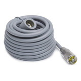 18pl Gris 18' Super Mini-8 Cb Cable De Antena Con Conecto