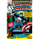 Coleção Clássica Marvel Vol.51 - Capitão América Vol.03, De Don Heck, Gil Kane, Jack Kirby, Roy Thomas, Stan Lee., Vol. 51. Editora Panini, Capa Mole Em Português, 2023