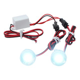 Strobo Automotivo Branco 2 Leds Pisca Sinalização Carro Moto