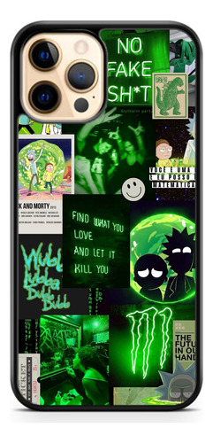 Funda Case Protector Rick And Morty Para iPhone Mod3