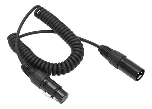 Cable De Extensión Para Auriculares, Cable Enrollado, Xlr De