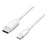 Cabo Carregador Para iPhone 20w Usb-c To Lightning Rápido 1m