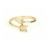 Anillo  Flecha En Oro Amarillo Italiano Ley 750 