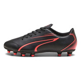 Zapatos De Fútbol Puma Vitoria Fg/ag - 10748302 Negro / Rojo