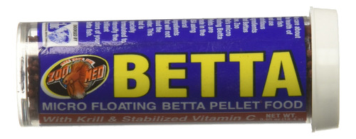 Betta Micro Floating Betta Pellet Food, Peso Neto 0.65 Onzas