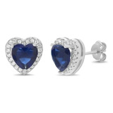 Aros Corazón Línea L'mond Plata 925 Italy Rodinado 1cm