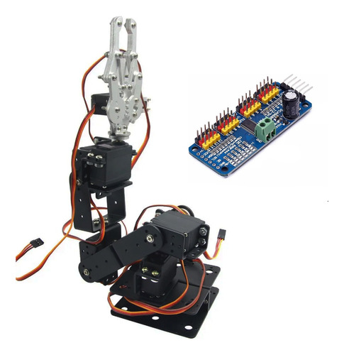 Brazo Robotico + 6 Servomotor  + Controlador