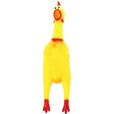 Pollo Chillon Juguetes Broma Niños Amarillo Jumbo Gallo 35cm