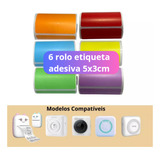 Etiqueta Adesiva Coloridas P/ Mini Impressora Gatinho
